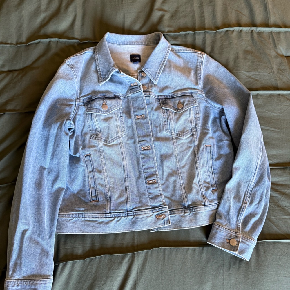 J. Crew Classic Light Denim Jacket NWOT